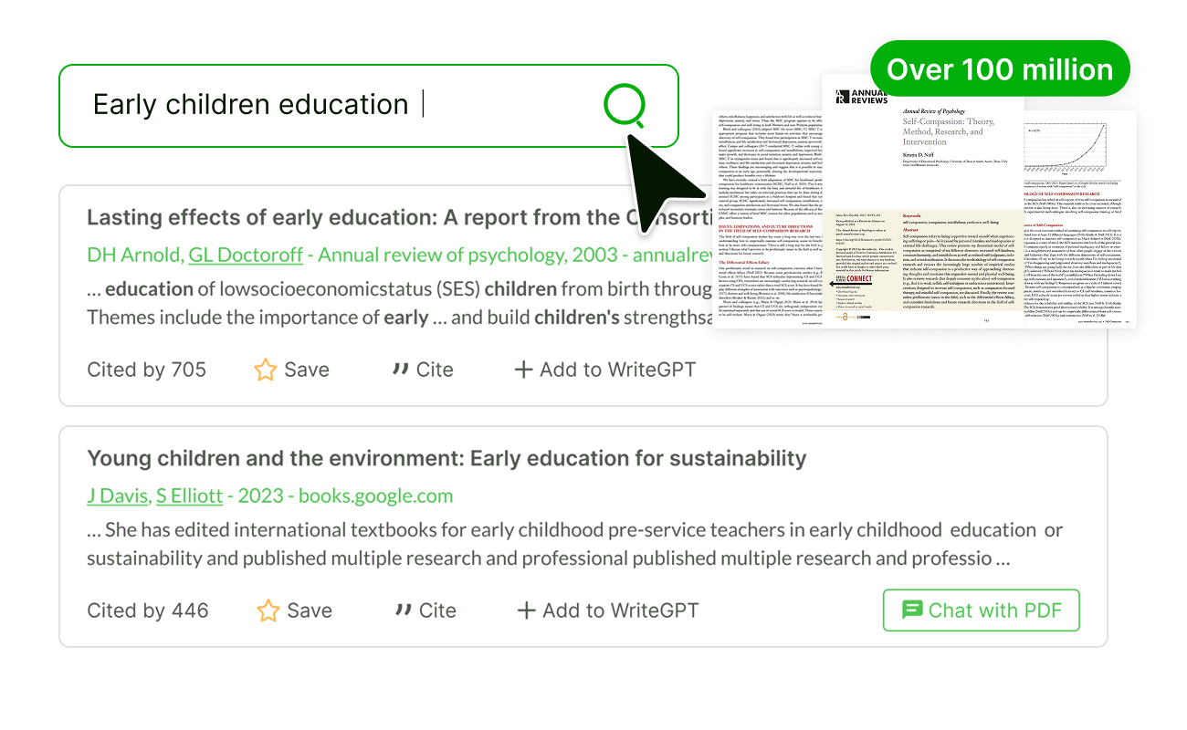 The AI Scholar module in EssayDone used for sourcing and citing academic references.
