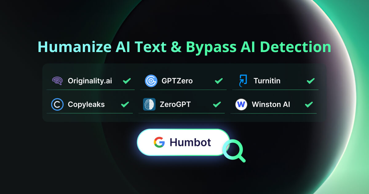 Humbot AI dashboard showing humanization tools and content optimization features