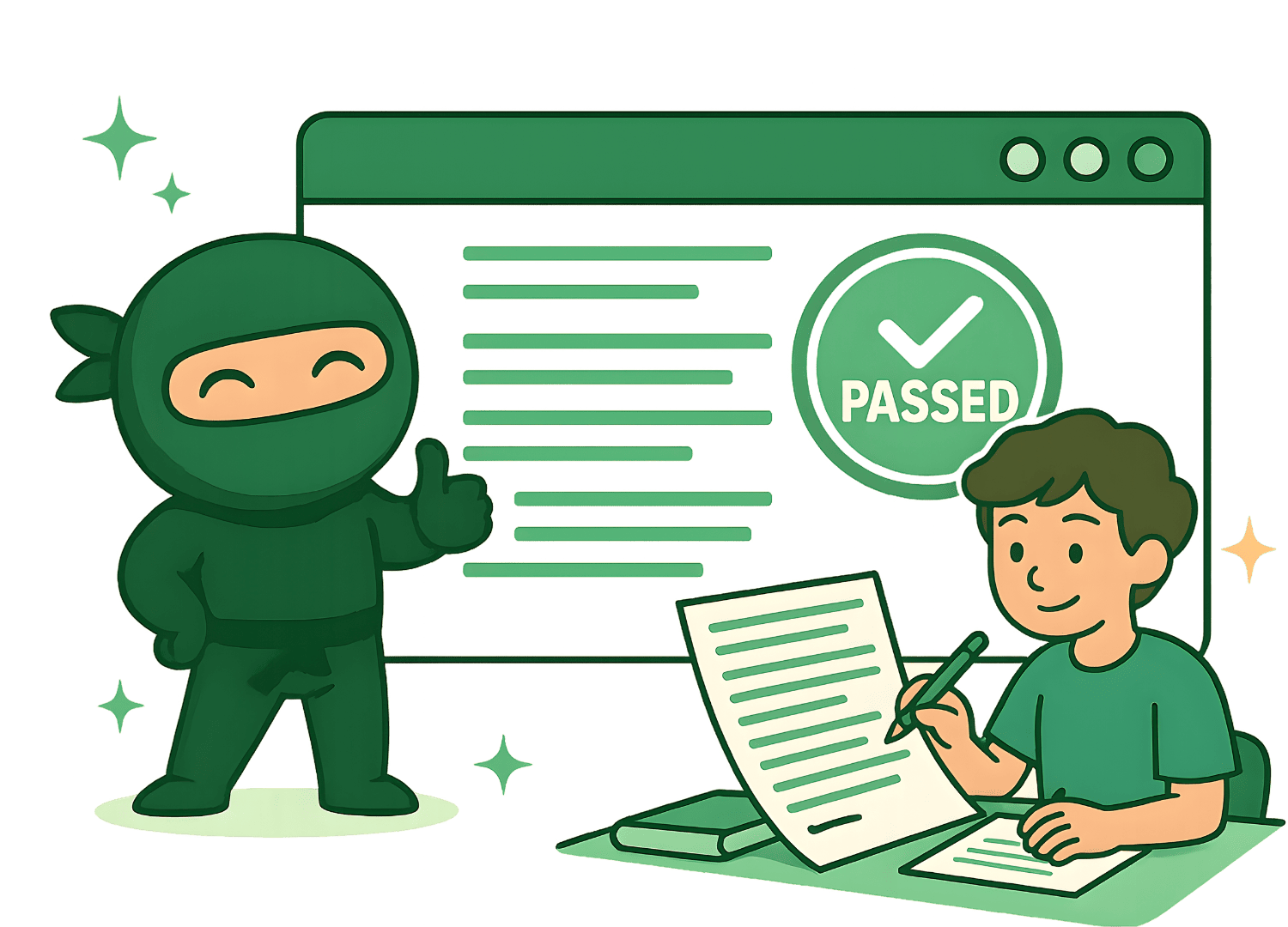 Ninja Humanizer for students section